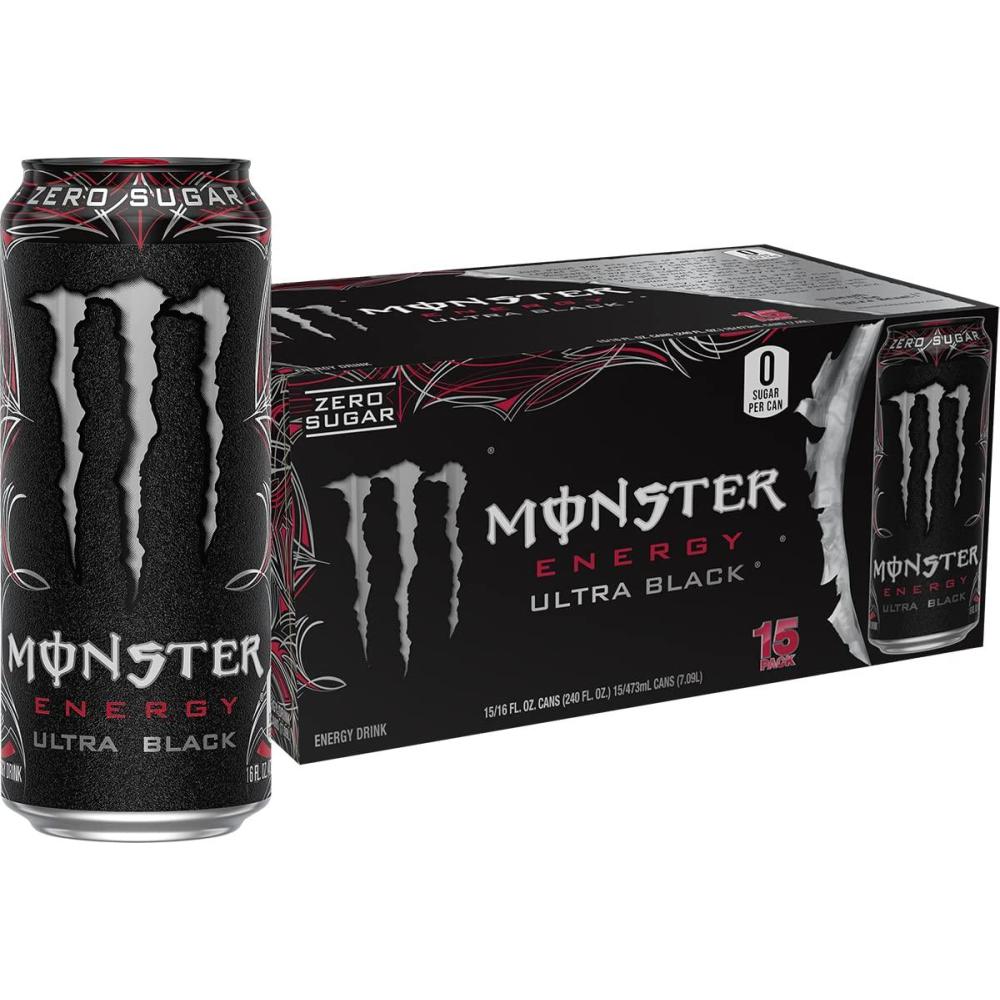 image:imageMonster Energy Ultra Variety Pack PKZSD Sugar Free Energy Drink 16 Ounce  Pack of 15Ultra Black
