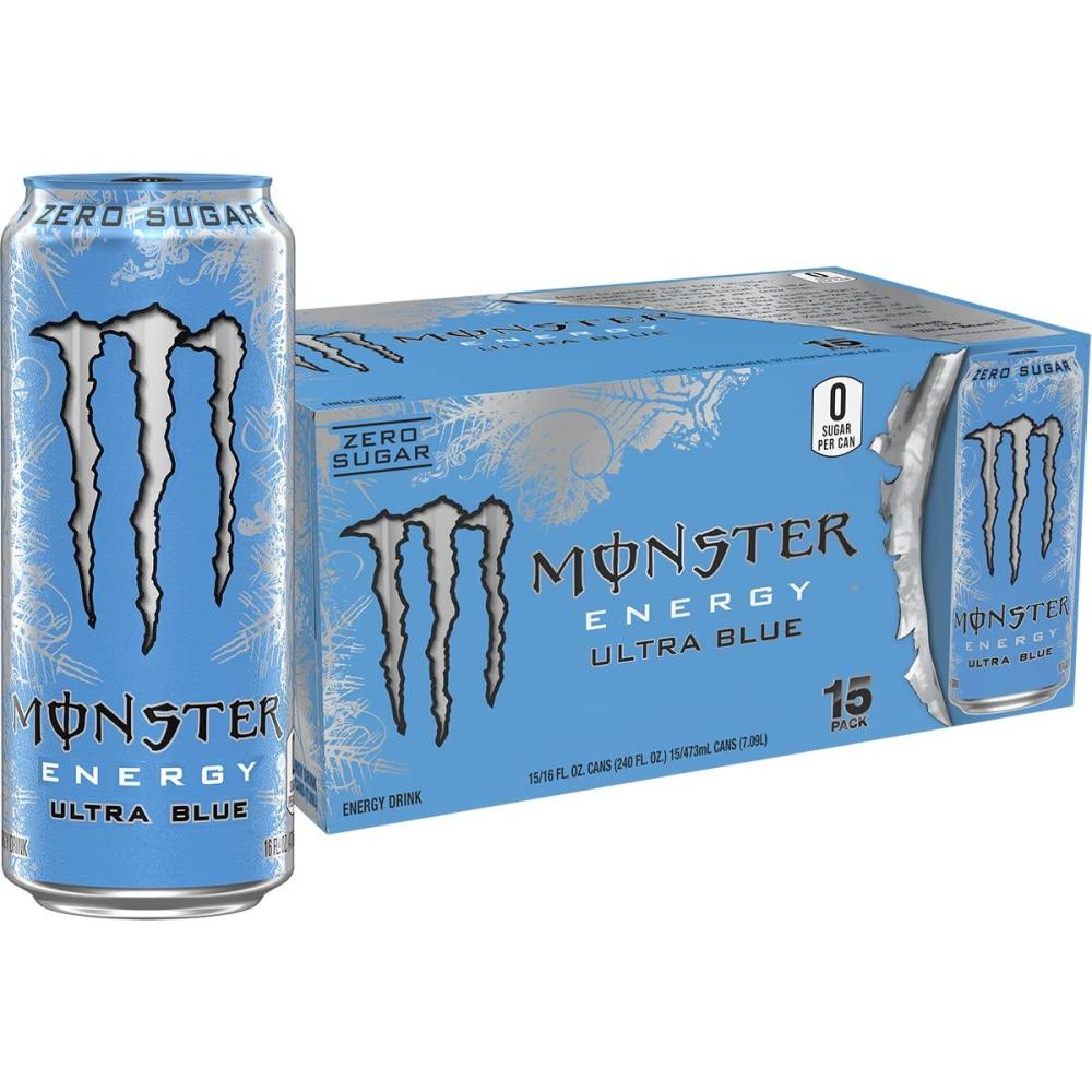 image:imageMonster Energy Ultra Variety Pack PKZSD Sugar Free Energy Drink 16 Ounce  Pack of 15Ultra Blue