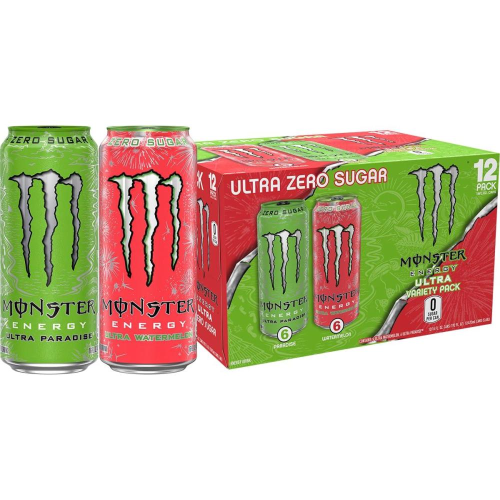 image:imageMonster Energy Ultra Variety Pack PKZSD Sugar Free Energy Drink 16 Ounce  Pack of 15Watermelon