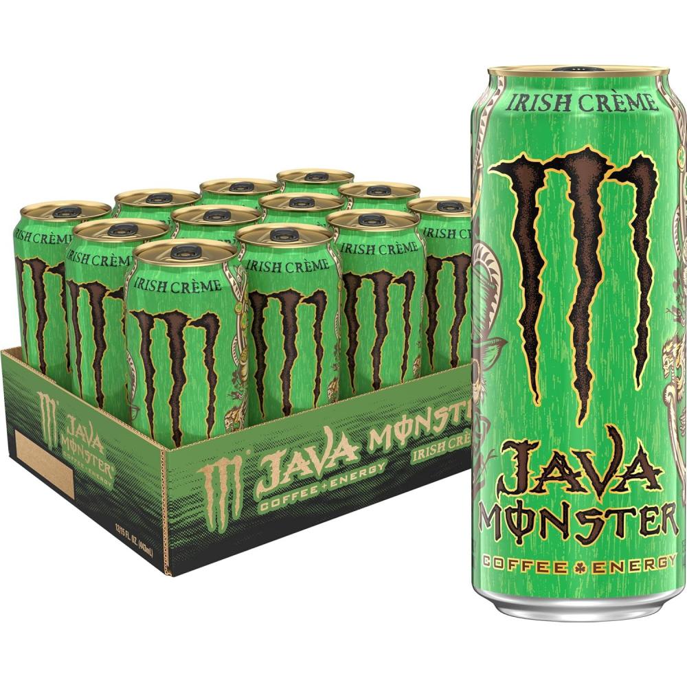 image:imageMonster Energy Java 300 Triple Shot Robust Coffee French Vanilla 15 Fl Oz  Pack of 12Irish Creme