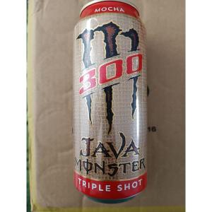 Monster Energy Java 300 Triple Shot Robust Coffee, French Vanilla, 15 Fl Oz | Pack of 12(Mocha)