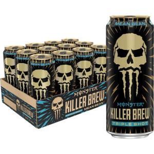 Monster Energy Killer Brew Mean Bean,15 Fl Oz (Pack of 12)