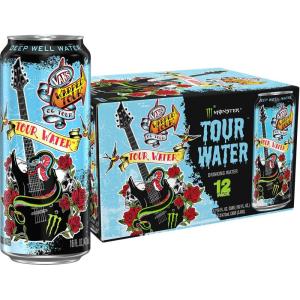 Monster Tour Water by Monster Energy, Deep Well Water, 16oz (Pack of 12)(16 Fl Oz (Pack of 12))